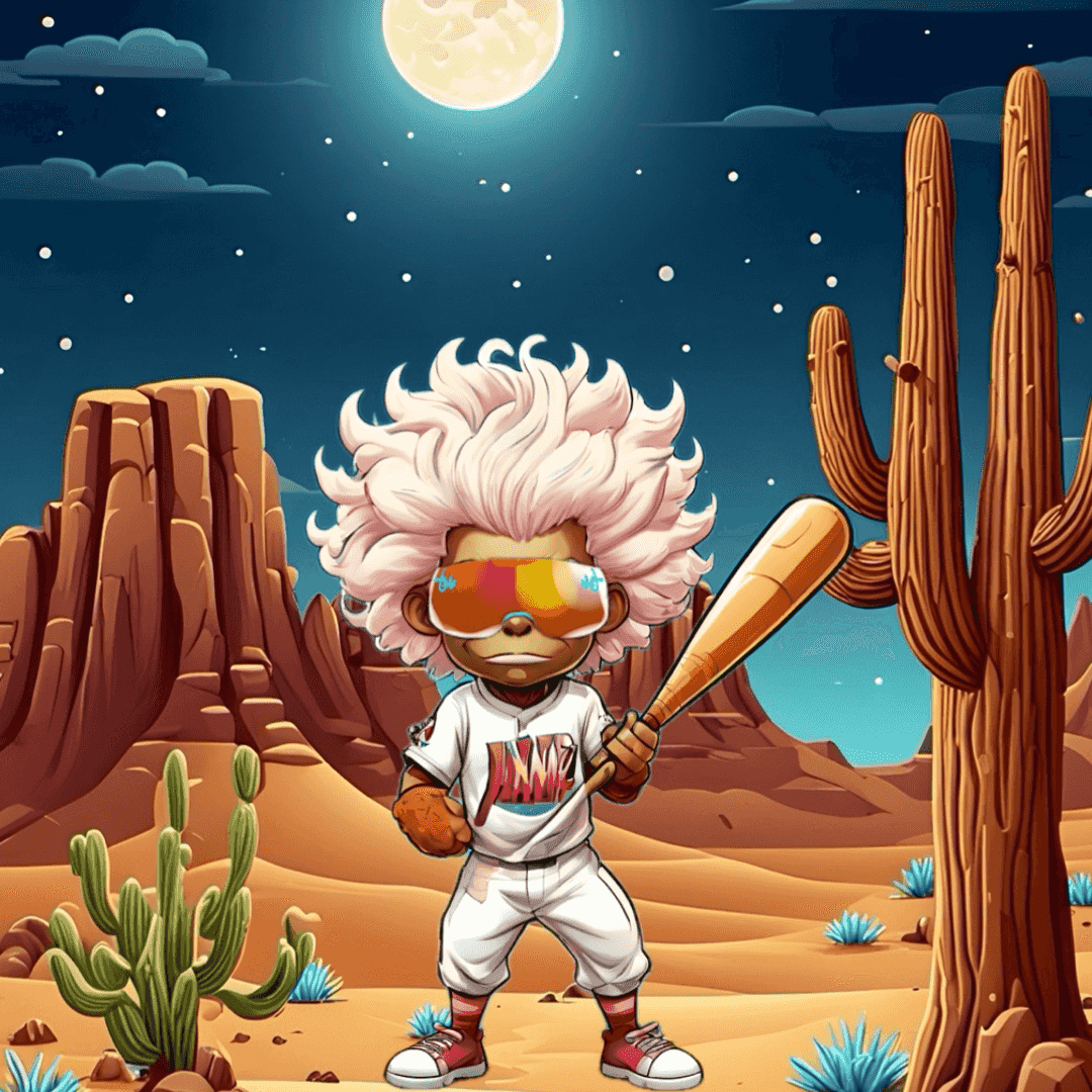 Jobu V1 Founder #104 — Desert Night background