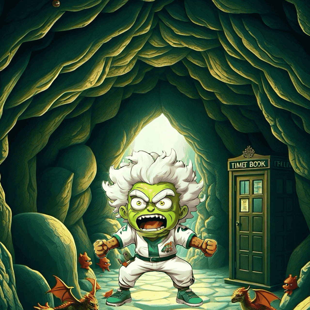 Jobu V1 Founder #011 — Time Portal background