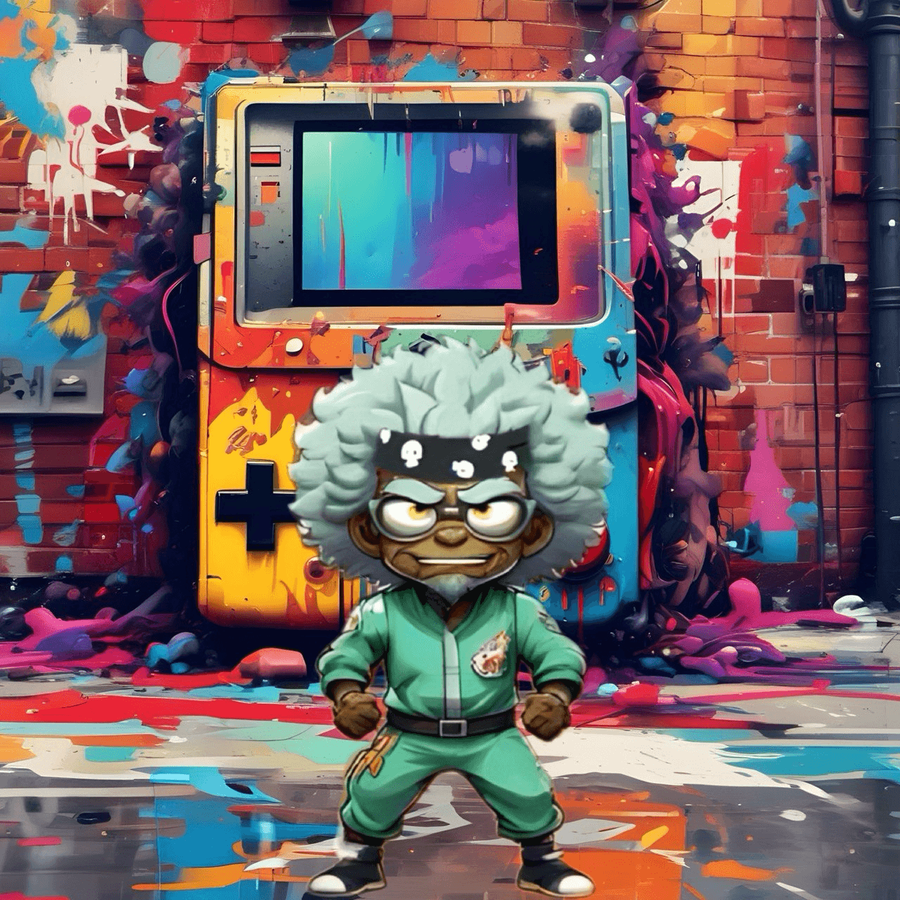 Jobu V1 Founder #012 — Game Boy background