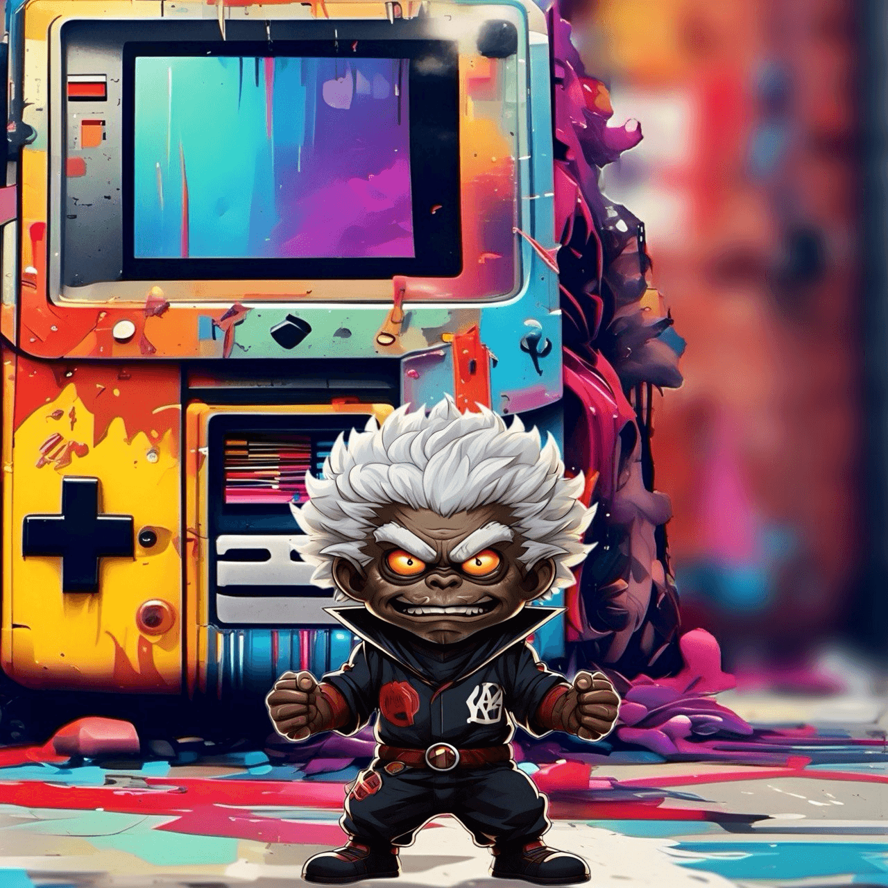 Jobu V1 Founder #013 — Game Boy background