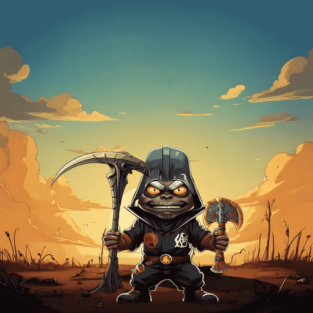 Jobu V1 Founder #014 — Wasteland background