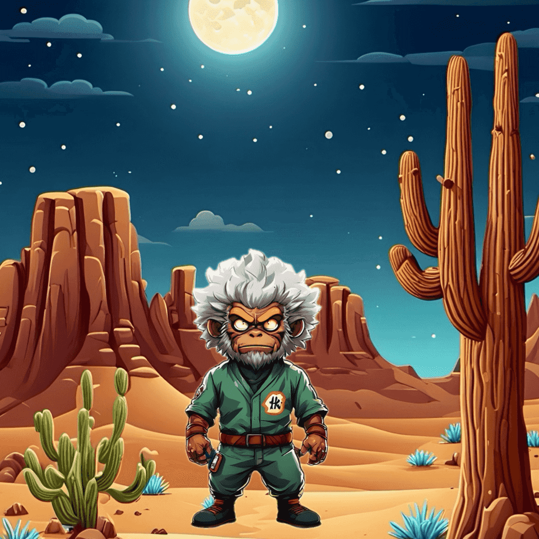 Jobu V1 Founder #016 — Desert Night background