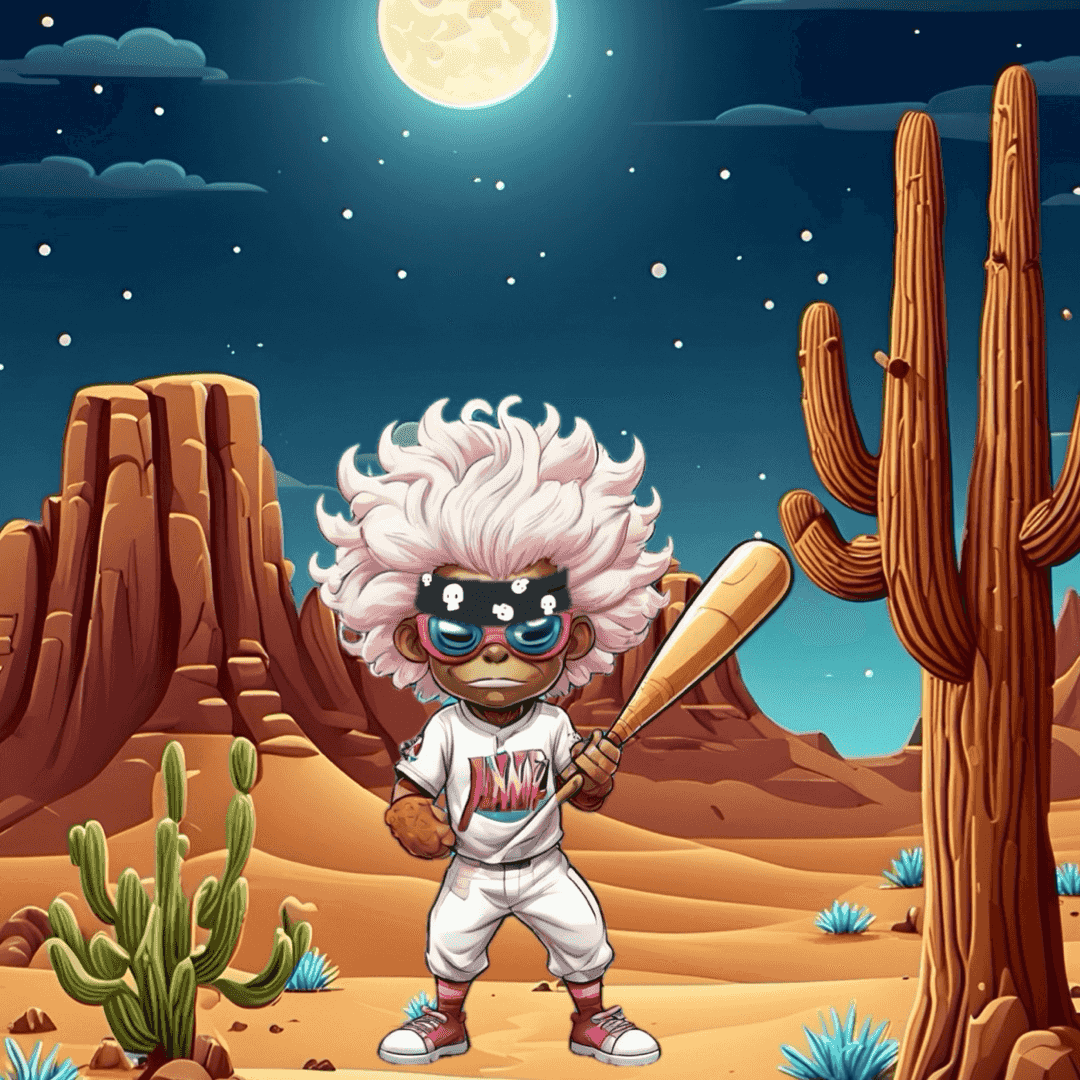 Jobu V1 Founder #023 — Desert Night background