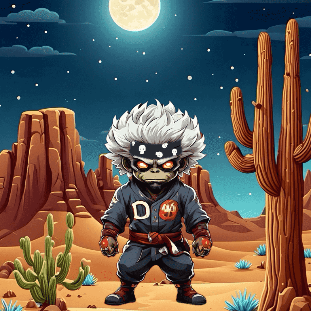 Jobu V1 Founder #024 — Desert Night background