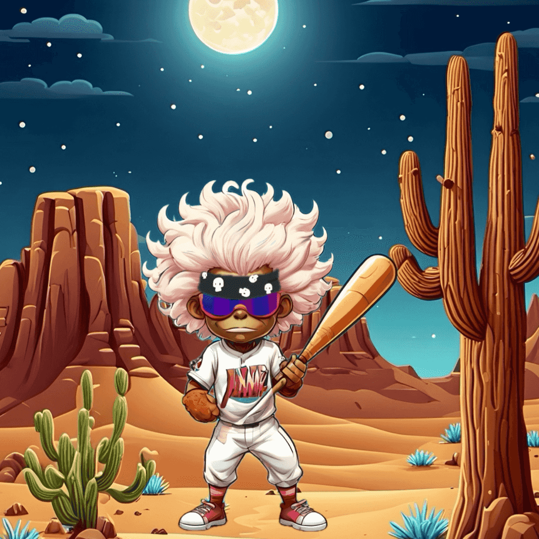 Jobu V1 Founder #025 — Desert Night background