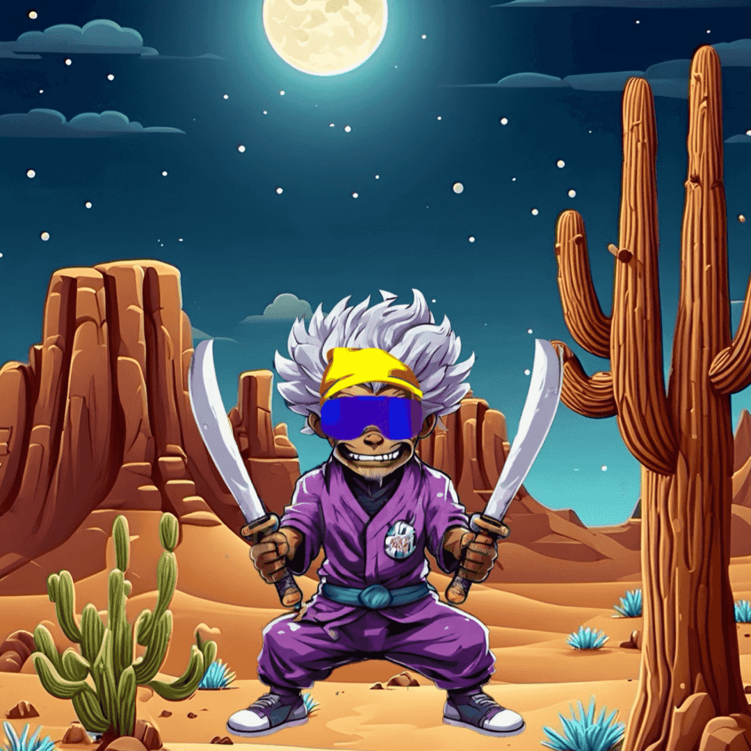 Jobu V1 Founder #028 — Desert Night background