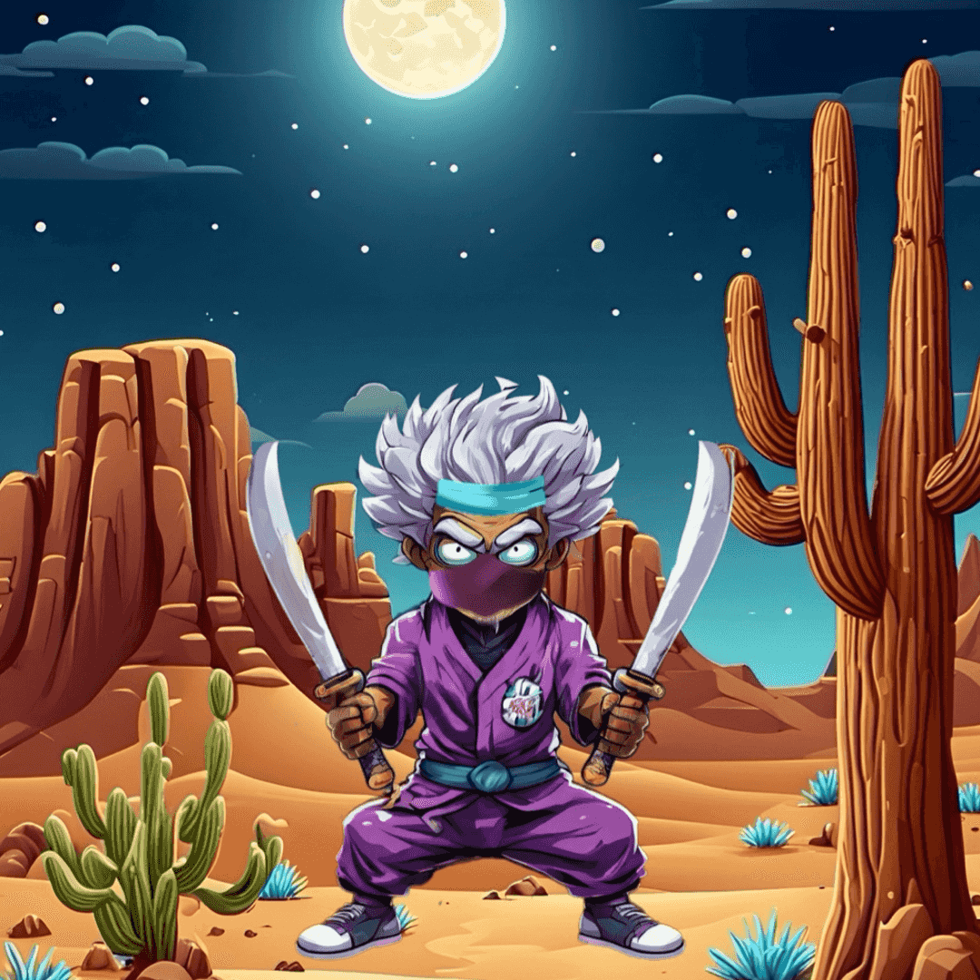 Jobu V1 Founder #029 — Desert Night background