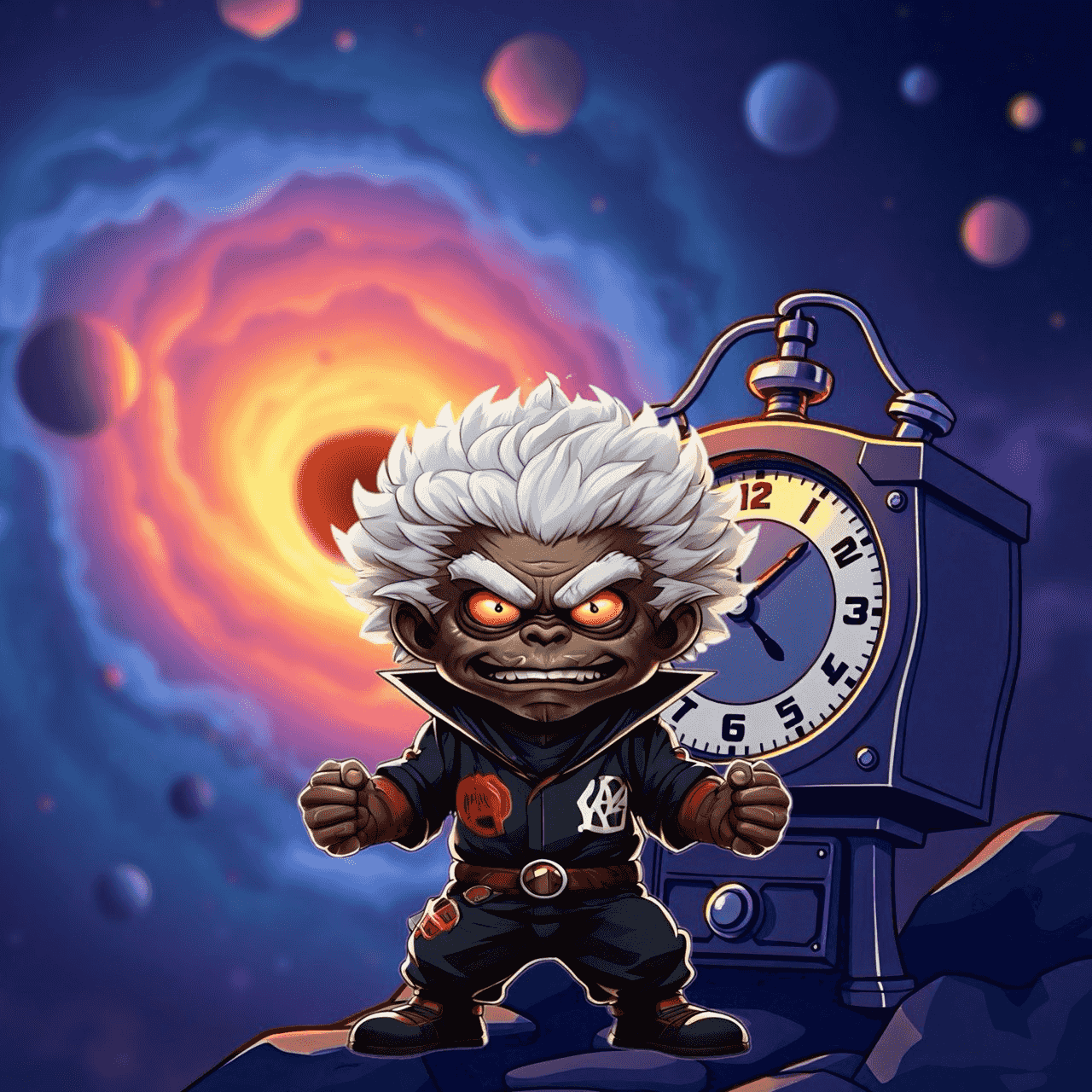 Jobu V1 Founder #004 — Cosmic background