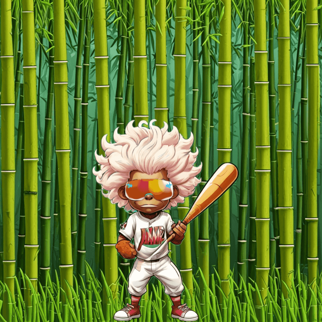 Jobu V1 Founder #043 — Bamboo Grove background