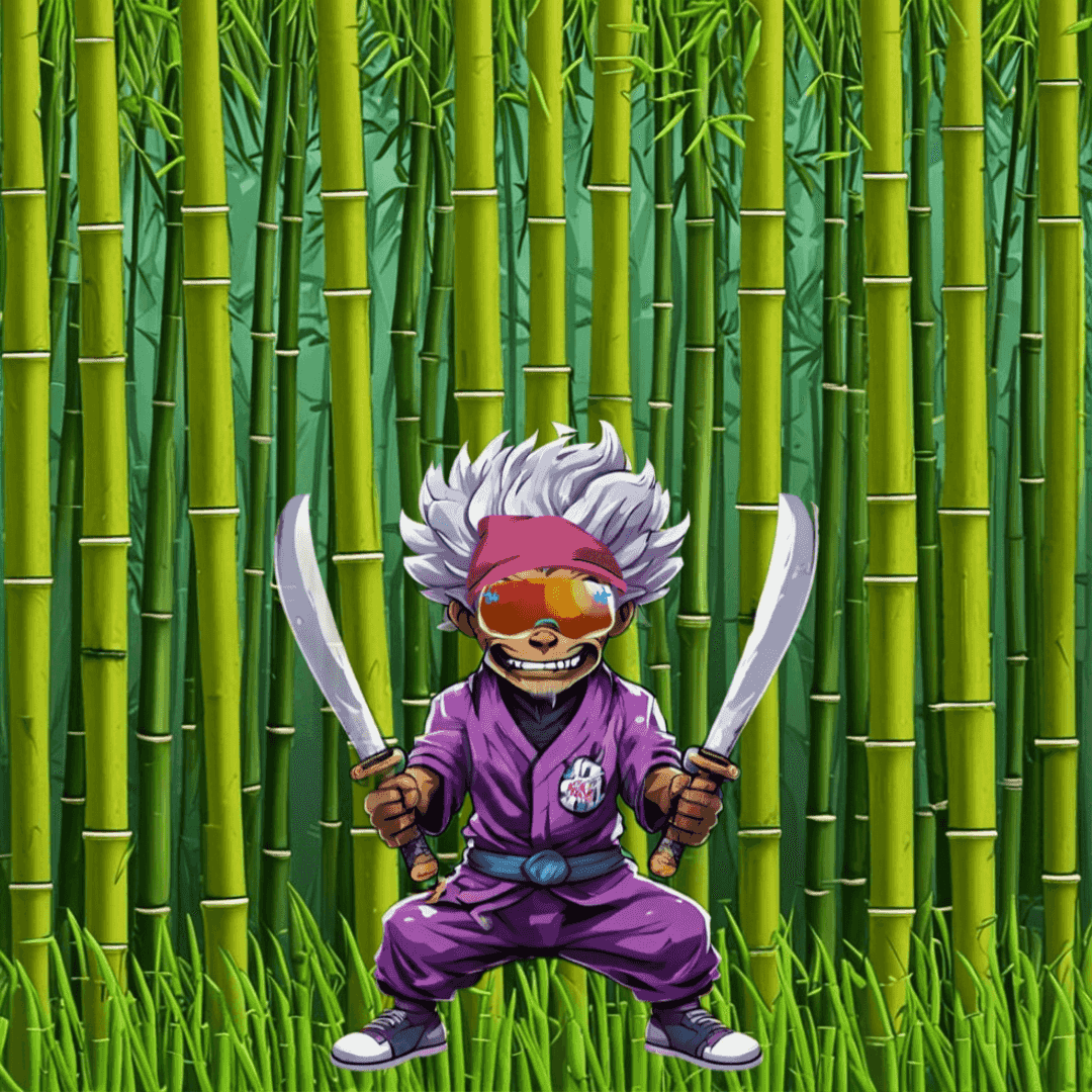 Jobu V1 Founder #048 — Bamboo Grove background