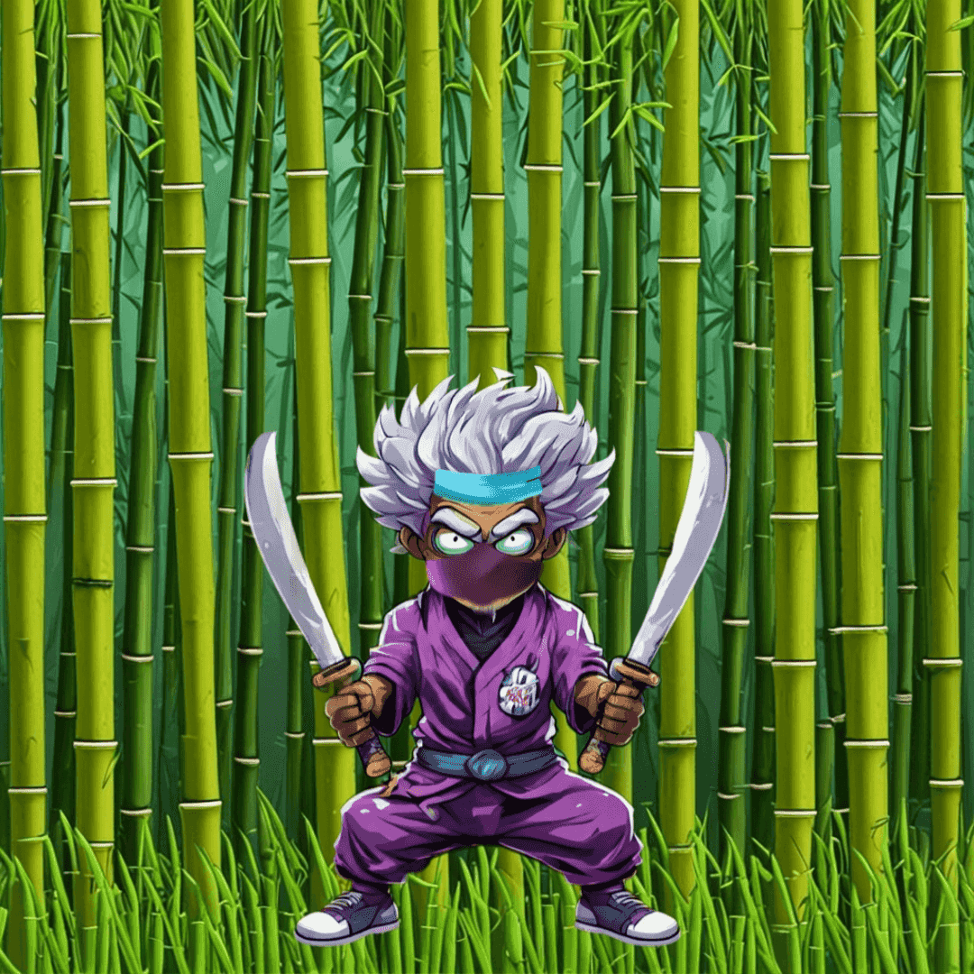 Jobu V1 Founder #050 — Bamboo Grove background