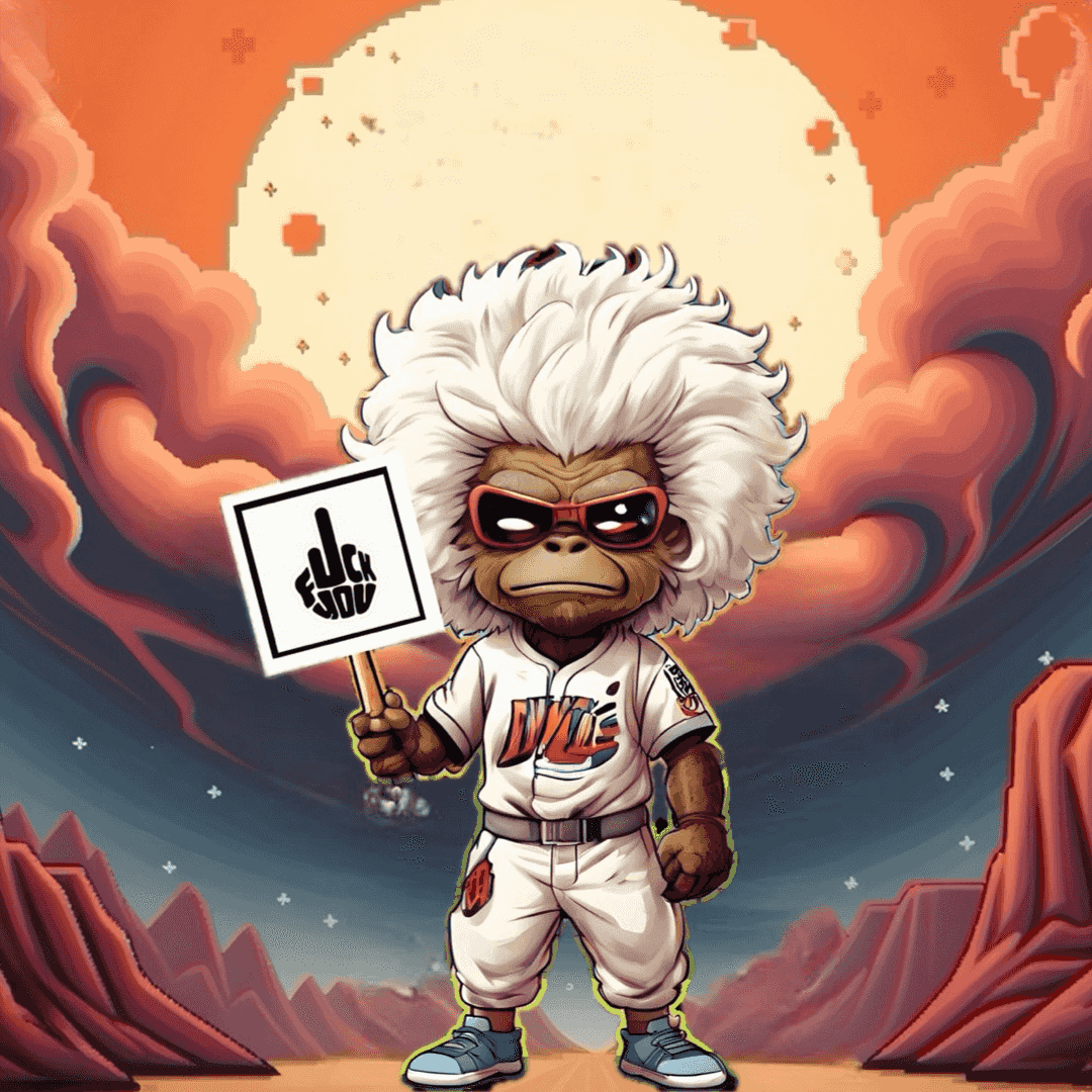 Jobu V1 Founder #055 — Blood Moon background