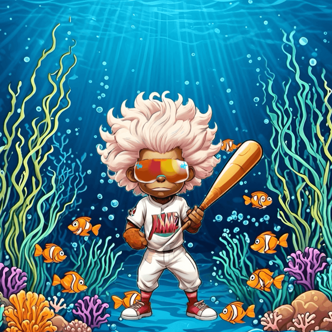 Jobu V1 Founder #063 — Underwater background