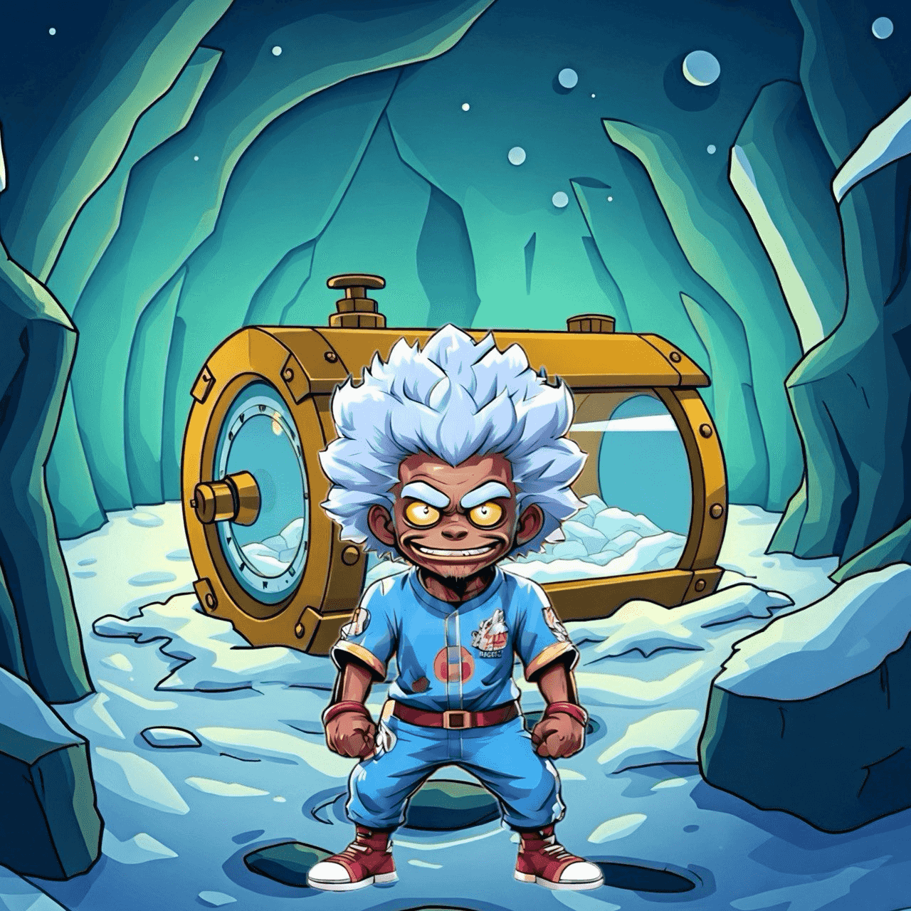 Jobu V1 Founder #007 — Arctic background