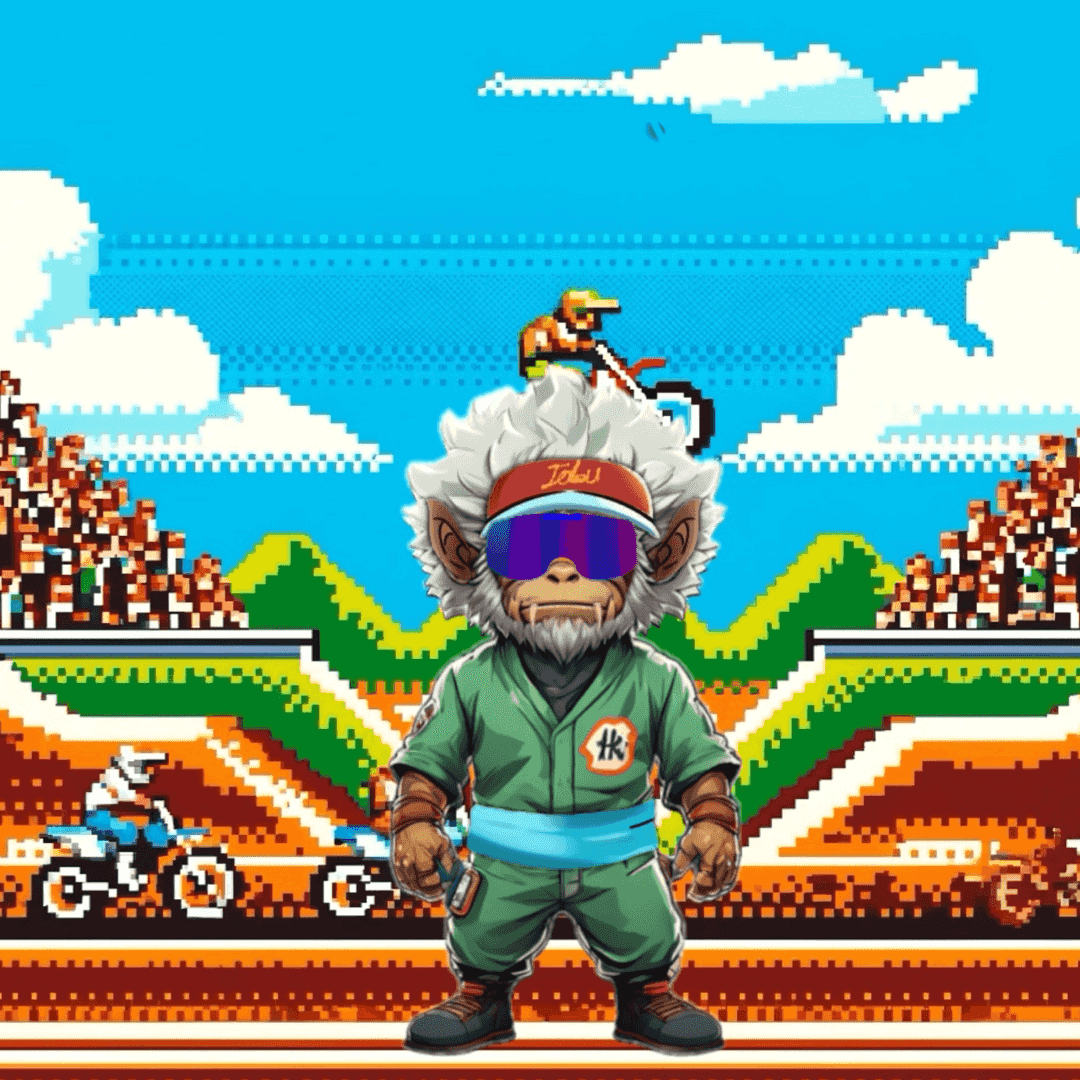 Jobu V1 Founder #070 — Arcade background