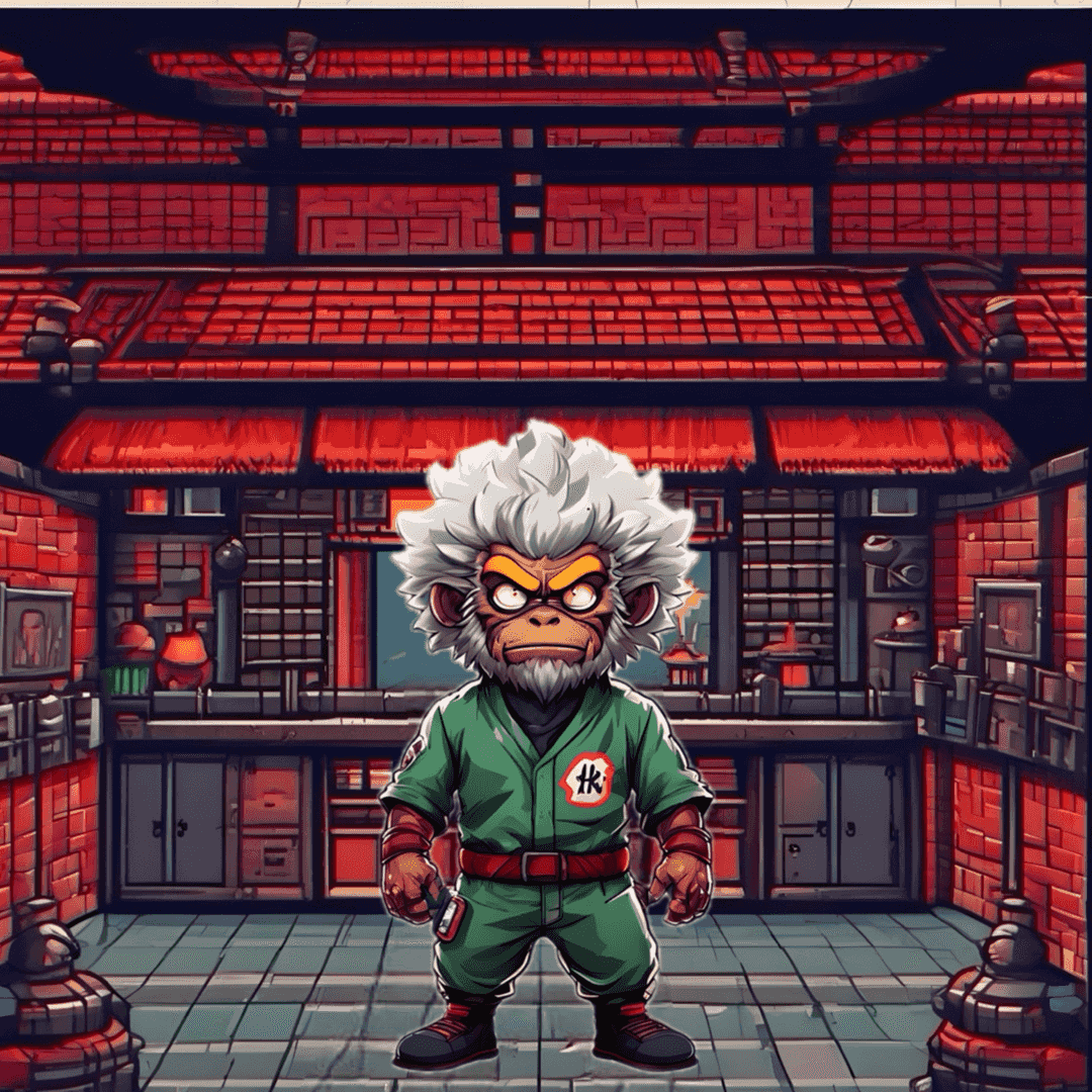 Jobu V1 Founder #072 — Dojo background