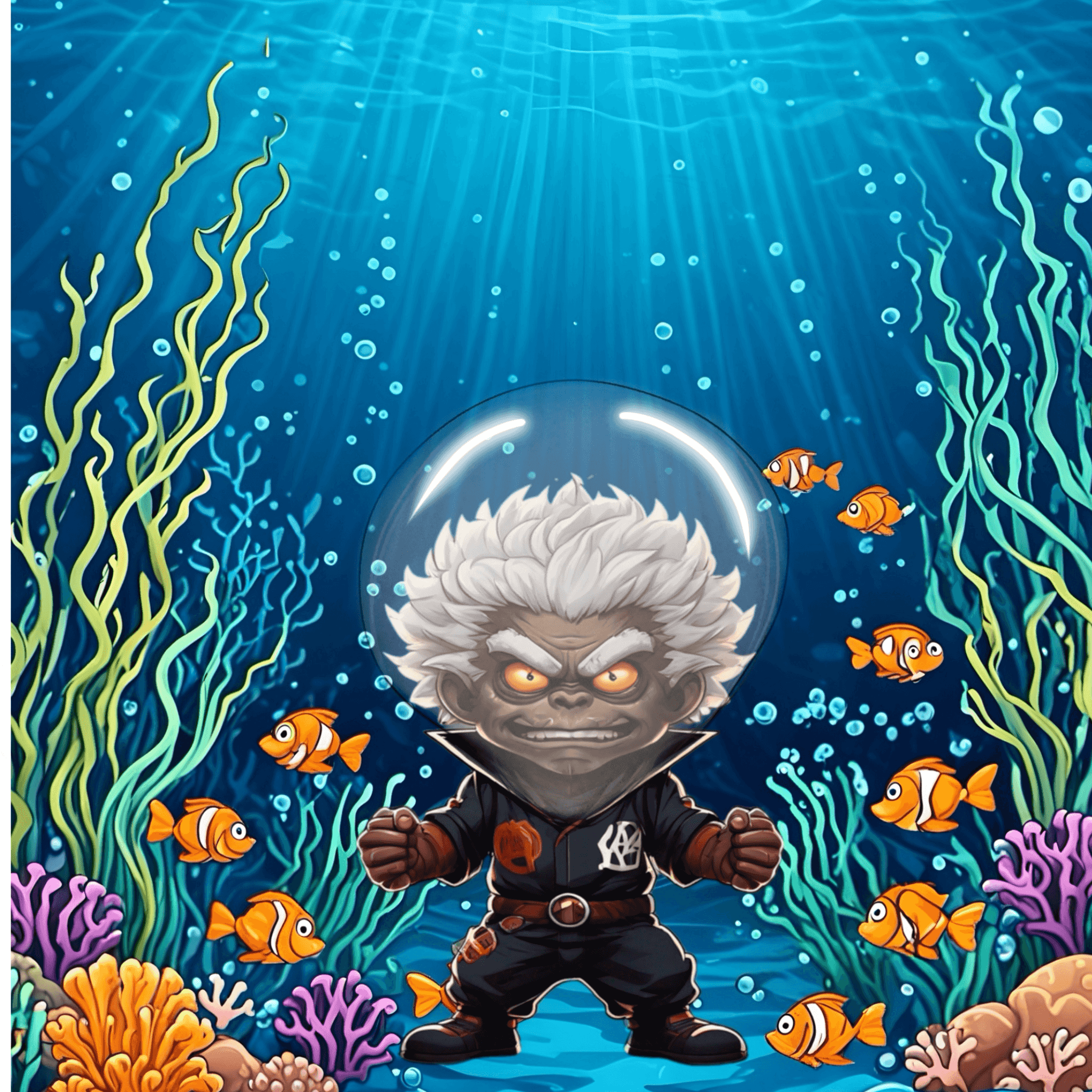 Jobu V1 Founder #081 — Underwater background