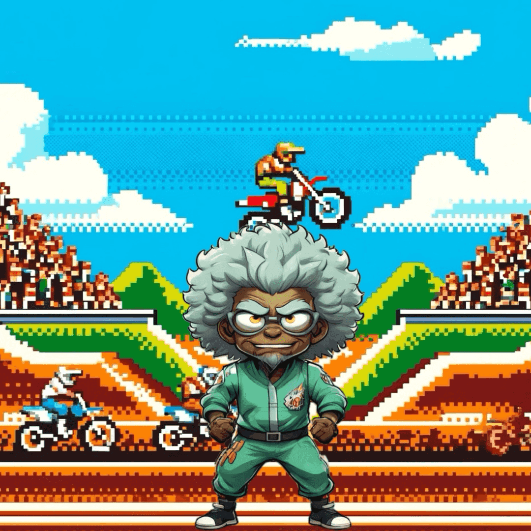 Jobu V1 Founder #093 — Arcade background